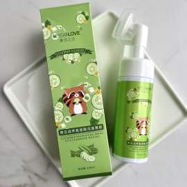 Пінка зі щіточкою Огірок Sersanlove Cucumber Amino Acid Cleanser Mousse