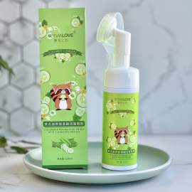 Пінка зі щіточкою Огірок Sersanlove Cucumber Amino Acid Cleanser Mousse