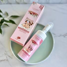 Пінка-мус з щіткою для вмивання з екстрактом троянди Sersanlove Rose Amino Acid Cleanser Mousse, 150млл