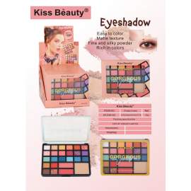 Тіні для повік 4Kiss Beauty Gorgeous матові і шиммерные, румяна та пудра