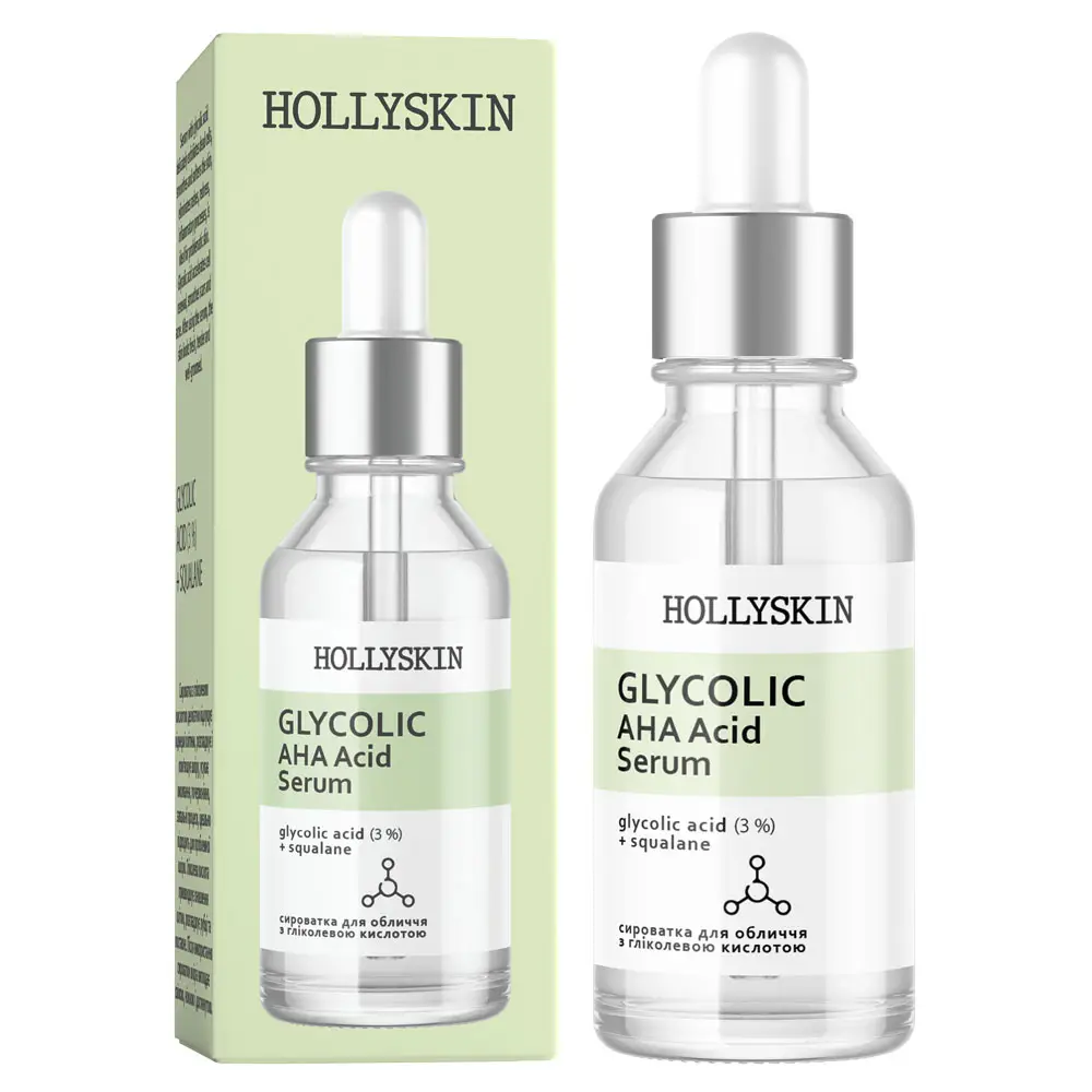 Сироватка для обличчя Hollyskin Glycolic AHA Acid Serum 30 ml