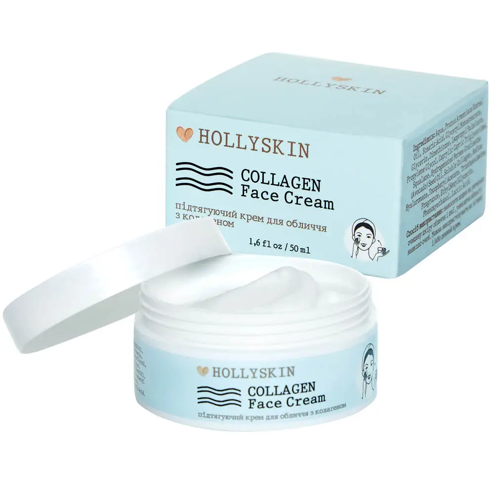 Ліфтинг крем для обличчя з колагеном  Hollyskin Collagen Face Cream 50 ml