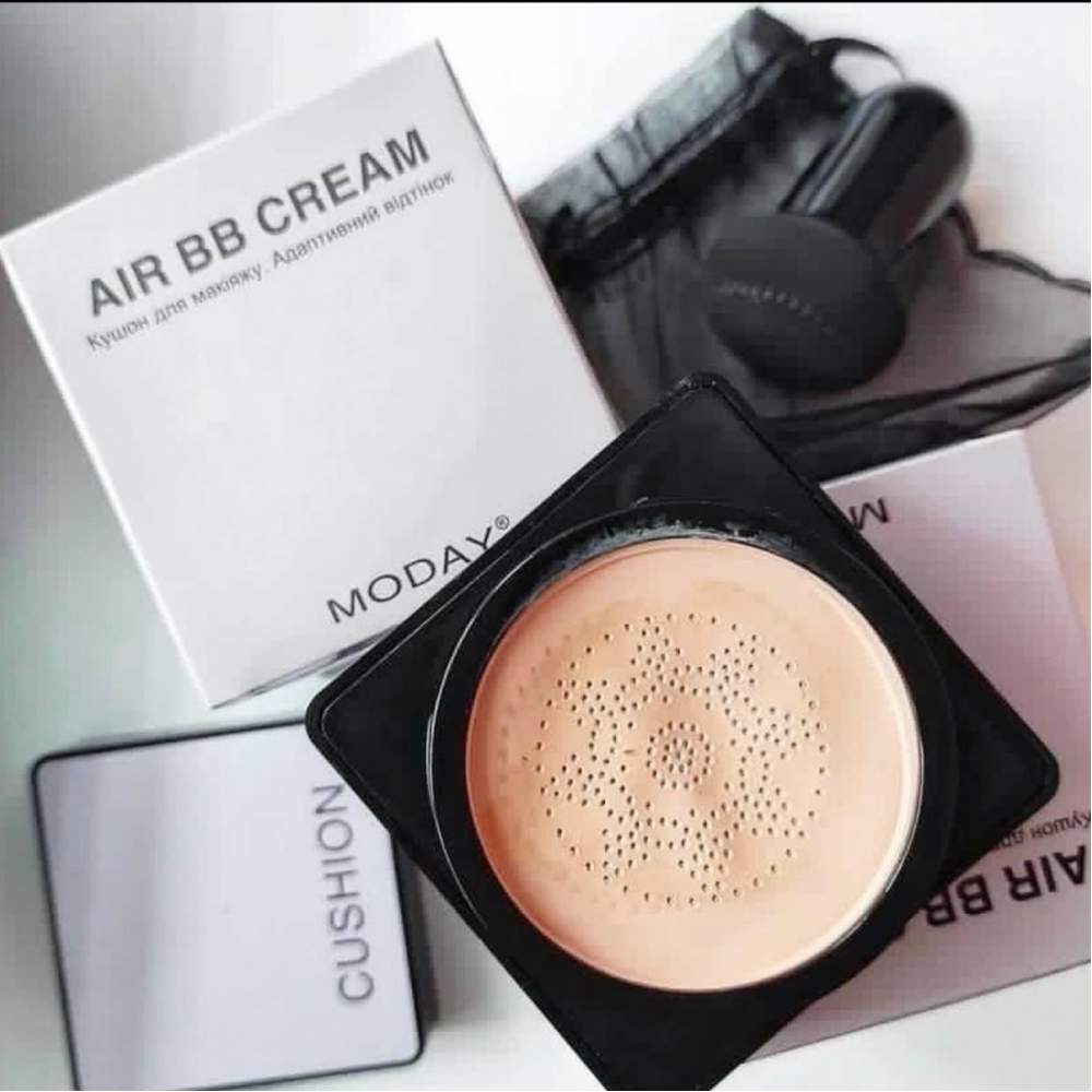 Адаптивний повітряний кушон для макіяжу Moday Cushion Air BB cream SPF 4 з маслом Ши та УФ фільтром 20 гр