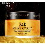 Нічна маска для обличчя Venzen 24k Pure Gold Niacinamide Hydrating Sleep Mask з ніацинамідом та золотом 120 гр