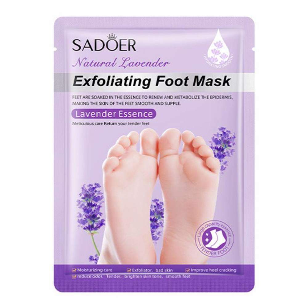 Маска для ніг, що відлущує Sadoer lavender exfoliating foot film 35g