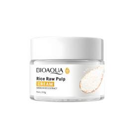 Крем для лица на основе риса Bioaqua Rice Raw Pulp Cream