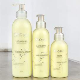 Набір 3в1 для реконструкції волосся "Формула блиску" Soika