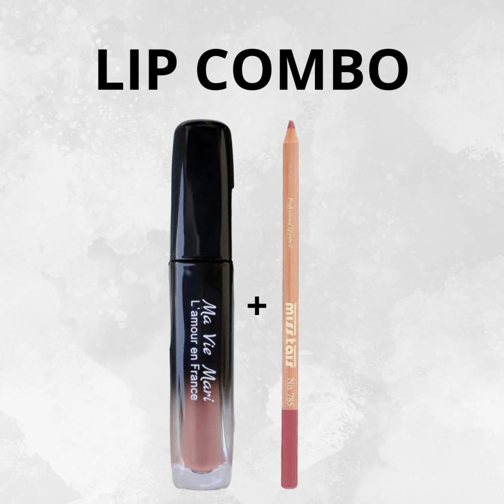 Набір 2в1 Помада Ma Vie Mari + Олівець для губ Miss Tais