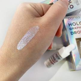 Рідкий хайлайтер Голографічні краплі для обличчя і тіла Parisa Cosmetics Holographic Drops 3 в 1 сяючі