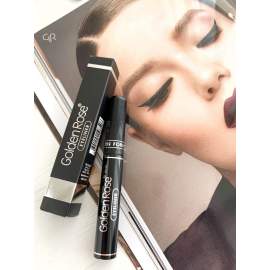 Чорна Підводка для очей з м'яким пензликом Golden Rose Volume Black Eyeliner