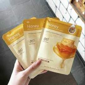 Тканинна маска обличчя з медом Rorec Honey Маска поживна для обличчя (30г)