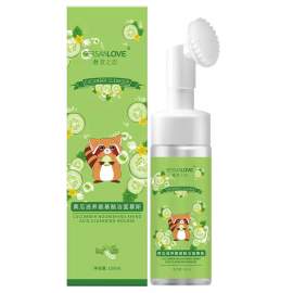 Пінка зі щіточкою Огірок Sersanlove Cucumber Amino Acid Cleanser Mousse