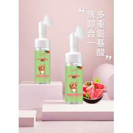 Пінка з щіточкою Кавун Sersanlove Watermelon Amino Acid Cleanser Mousse