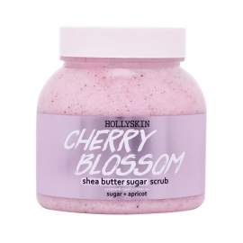 Цукровий скраб з олією ши і перлітом Hollyskin Cherry Blossom 350 ml