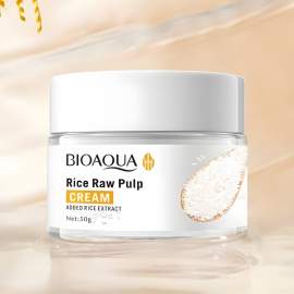 Крем для лица на основе риса Bioaqua Rice Raw Pulp Cream