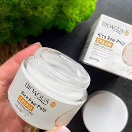 Крем для лица на основе риса Bioaqua Rice Raw Pulp Cream