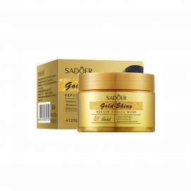 Маска для обличчя зволожуюча та вирівнююча тон із золотом Sadoer Gold Shiny Repair Facial Mask 120г