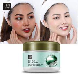 Маска бульбашкова очищаюча та відлущувальна Senana collagen bubble mask mud 100g