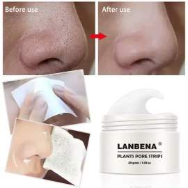 Маска для обличчя проти чорних цяток Lanbena Nose Plants Pore Strips, 30 г