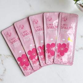 Нічна маска для обличчя з екстрактом сакури Laikou Sakura Sleeping Face Mask 3г