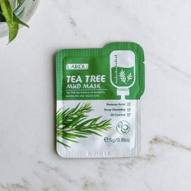 Маска для обличчя із зеленим чаєм Laikou Tea Tree Mud Mask 5g