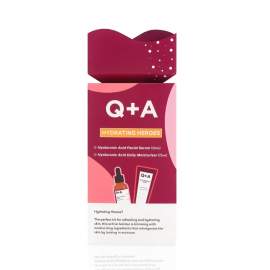 Подарунковий набір для зволоження шкіри Q+A Hydrating Heroes Gift Set