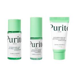 Набір з центеллою без ефірних масел Purito Seoul Wonder Releaf Centella Mini Kit Unscented