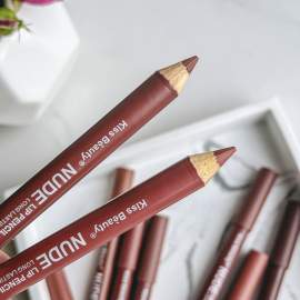 Олівець для губ Kiss Beauty Nude lip pencil long lasting