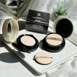 Кушон + пудра, 2 в 1, Veze Two in One Lightweight Concealer Air Cushion