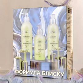 Набір 3в1 для реконструкції волосся "Формула блиску" Soika