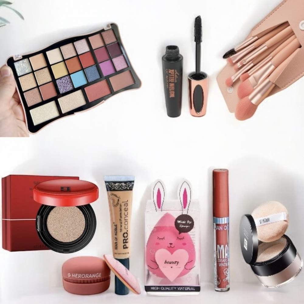 Універсальний подарунковий бокс декоративної косметики 9в1